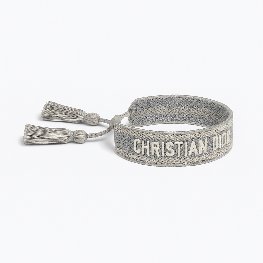 DC FABRIC BRACELET | GRAY