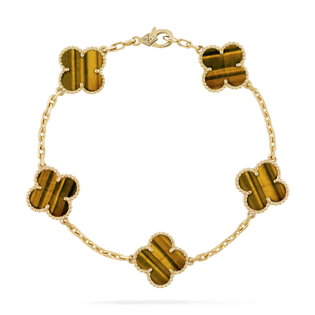 CLOVER LEAF BRACELET | AMBER