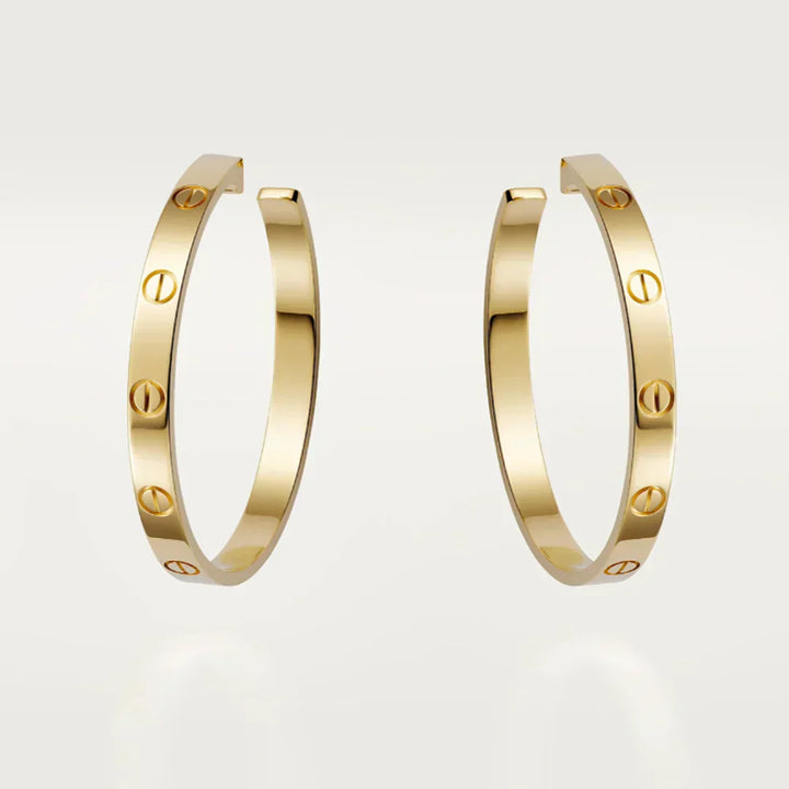 ETERNITY EARRINGS LARGE | GOLD