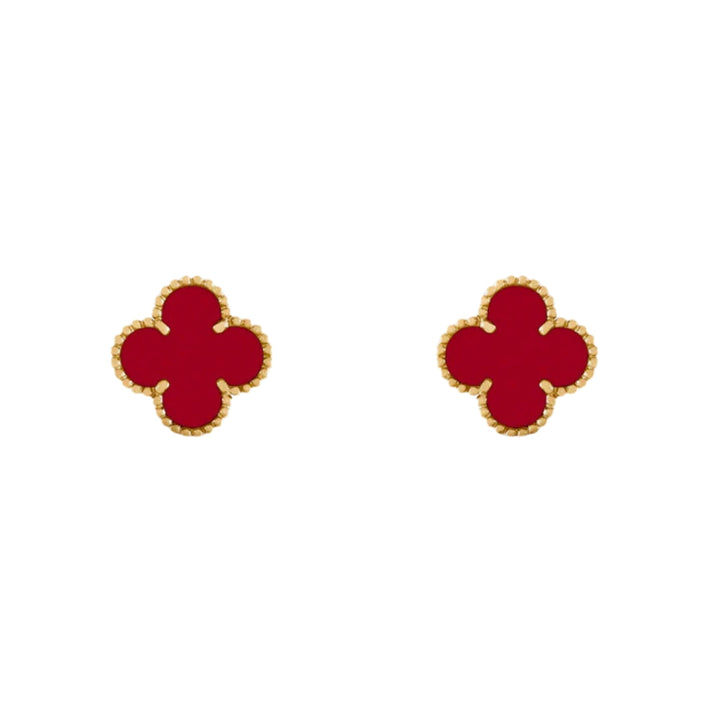 CLOVER LEAF EARRINGS | ROSE GOLD
