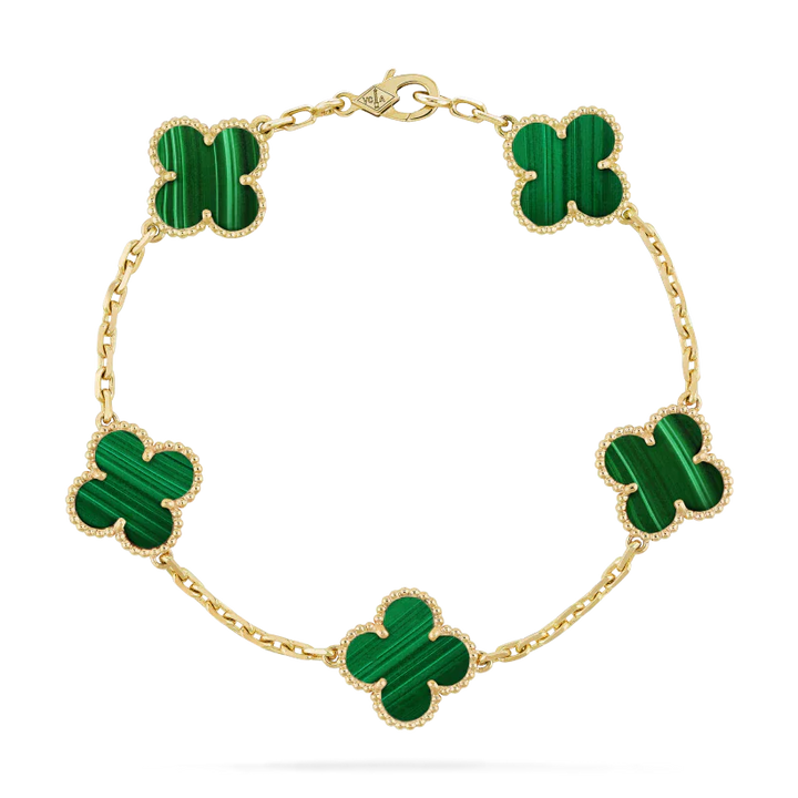 CLOVER LEAF BRACELET | EMERALD