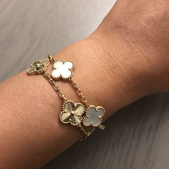 KLEEBLATT DELUXE BRACELET | GOLD