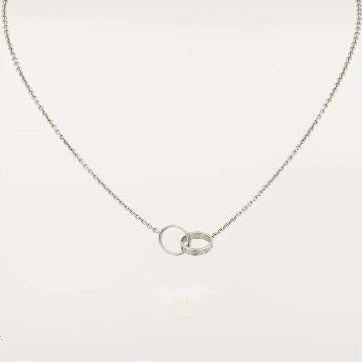 ETERNITY RING NECKLACE | SILVER